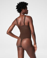 SPANXsculpt™ Seamless Power High-Waisted Thong | Chestnut Brown