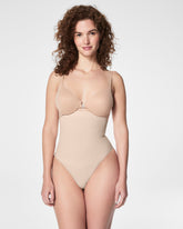 SPANXsculptâ„¢ Seamless Power High-Waisted Thong | Soft Nude