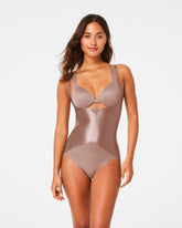 SPANXshapeâ„¢ Satin-Xâ„¢ Open-Bust Cami | Cafe Au Lait