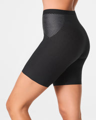 SPANXshape™ Invisible Supima® Cotton Mid-Thigh Short | Very Black