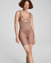 SPANXsupersculptâ„¢ Transform Open-Bust Mid-Thigh Bodysuit | Cafe Au Lait