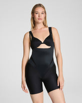 SPANXsupersculptâ„¢ Transform Open-Bust Mid-Thigh Bodysuit | Very Black