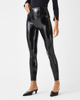 SPANXshapeâ„¢ Faux Leather Patent Leggings | Classic Black