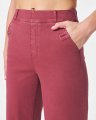 SPANX® Stretch Twill Pull-On Cropped Pant | Wild Rose