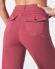SPANX® Stretch Twill Pull-On Cropped Pant | Wild Rose