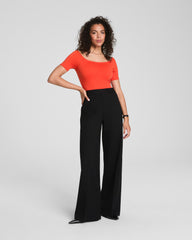 SPANXsupersmooth™ PerfectFit Ponte Wide Leg Pant | Classic Black