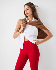 SPANXsupersmooth™ PerfectFit Ponte Kick Flare Pant | Spanx True Red