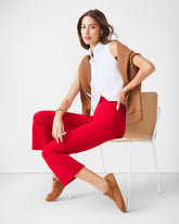 SPANXsupersmoothâ„¢ PerfectFit Ponte Kick Flare Pant | Spanx True Red