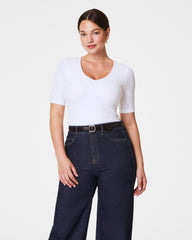 SPANXsmooth™ Jersey V-Neck Tee