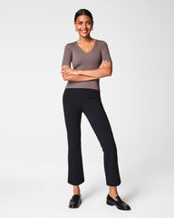 SPANXsmooth™ Jersey V-Neck Tee | Smoke