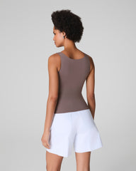 SPANXsmooth™ Jersey Scoop Neck Tank | Smoke