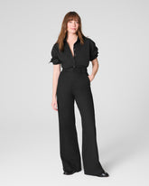 SPANXsupersmoothâ„¢ Stretch Twill Wide Leg Pant | Classic Black