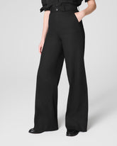 SPANXsupersmooth™ Stretch Twill Wide Leg Pant | Classic Black