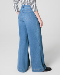 SPANXshape™ Original EveryWear Wide Leg Jeans | Stonewashed Blue