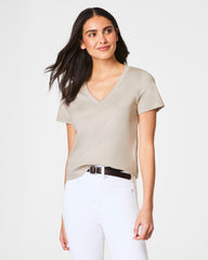 SPANX® Cotton V-Neck Tee