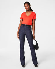 SPANX® Cotton V-Neck Tee | Poppy