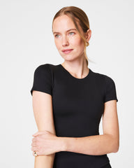 SPANXsmooth™ Jersey Crewneck Tee | Classic Black