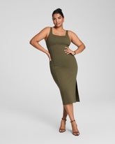 SPANXshapeâ„¢ Ponte Midi Tank Dress | Dark Pine