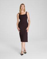 SPANXshapeâ„¢ Ponte Midi Tank Dress | Truffle Brown