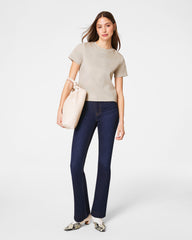 SPANX® Cotton Crewneck Tee | Bone