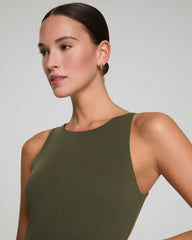 SPANXsmooth™ Jersey Racerback Midi Dress | Dark Pine