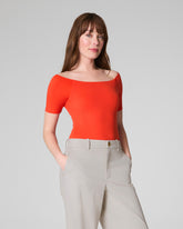 SPANXsmoothâ„¢ Jersey Scoop Neck Thong Bodysuit | Poppy