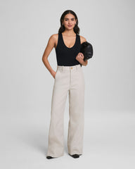 SPANXsmooth™ Jersey V-Neck Thong Bodysuit | Classic Black