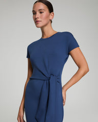 SPANX AirEssentials® Tie-Waist Maxi Dress | Faded Indigo