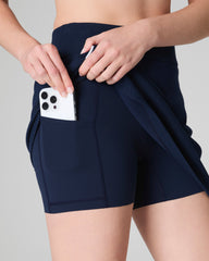 SPANX AirEssentials® Pique Skort | Timeless Navy