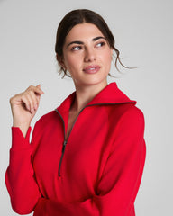 SPANX AirEssentials® Half Zip Dress | Spanx Red
