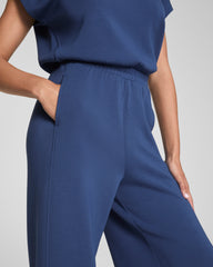 SPANX AirEssentials® Cap Sleeve Cinched Jumpsuit | Faded Indigo