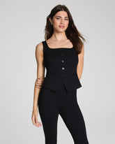 SPANX® Ponte Tailored Vest | Classic Black