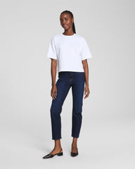 SPANX® Cotton Cropped Tee | Classic White