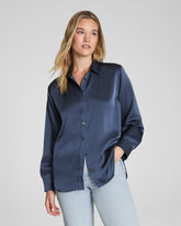 SPANX® Silky Smooth Button Down | Earth Stone