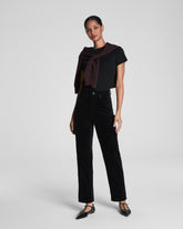 SPANXshapeâ„¢ Authentic 360 Corduroy 90s Straight Leg Jeans | Classic Black