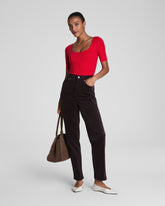 SPANXshapeâ„¢ Authentic 360 Corduroy 90s Straight Leg Jeans