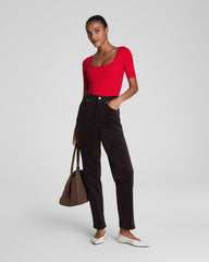 SPANXshape™ Authentic 360 Corduroy 90s Straight Leg Jeans