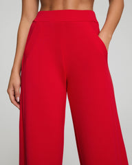 SPANX AirEssentials® Wide Leg Track Pant | Spanx Red