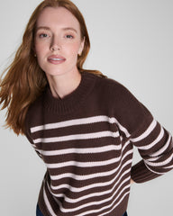 La Ligne Marin Sweater | Chocolate/Blush