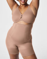 SPANXsculptâ„¢ OnCore High-Waisted Mid-Thigh Short | Cafe Au Lait
