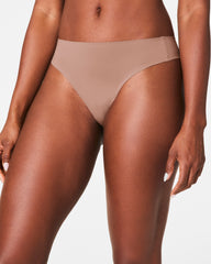 SPANXsmooth™ Fit-To-You Thong 3-Pack Box | Cafe Au Lait/Iconic Leopard/Very Black