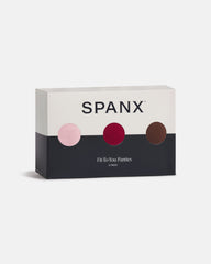 SPANXsmooth™ Fit-To-You Thong 3-Pack Box | Fleur/Red Merlot/Espresso