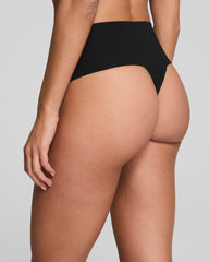 SPANXsupersmooth™ Undie-tectable® Supima® Cotton Thong | Very Black