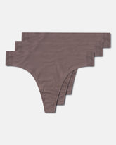 SPANXsmooth™ Fit-To-You Modal Thong 3-Pack Box | Smoke