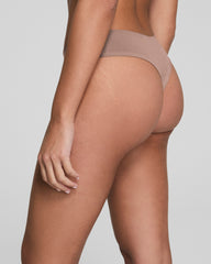 SPANXsmooth™ Fit-To-You Supima® Cotton Thong 3-Pack | Cafe Au Lait