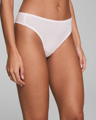SPANXsmooth™ Fit-To-You Supima® Cotton Thong 3-Pack | Pink Blossom/Daffodil/Petunia