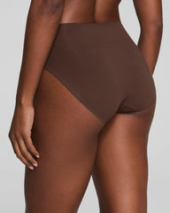 SPANXsmooth™ Fit-To-You Supima® Cotton Brief 3-Pack | Chestnut Brown