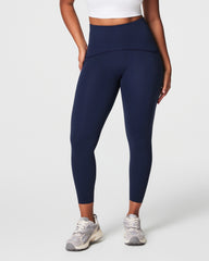 SPANXshape™ Booty Boost® Side Pocket Leggings | Timeless Navy