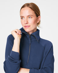 SPANX AirEssentials® Half Zip | Faded Indigo