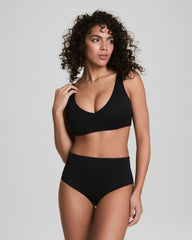 SPANXshape™ Swim Pique Plunge Bikini Top